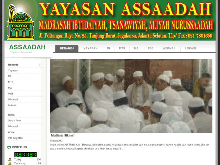 www.yayasanassaadah.org