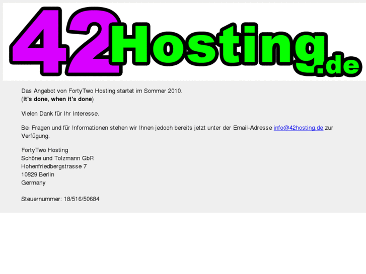 www.42hosting.de