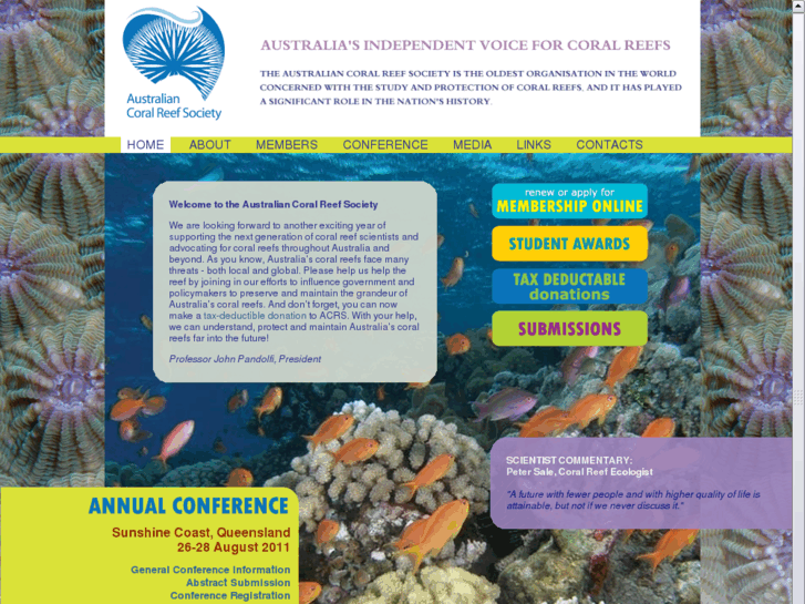 www.australiancoralreefsociety.org