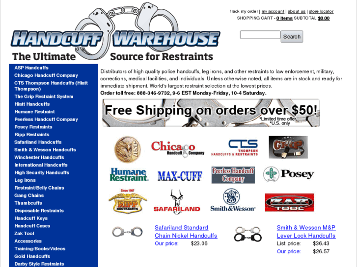 www.coloredhandcuffs.com