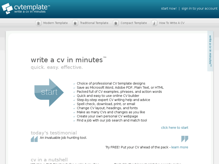 www.cvtemplate.co.uk