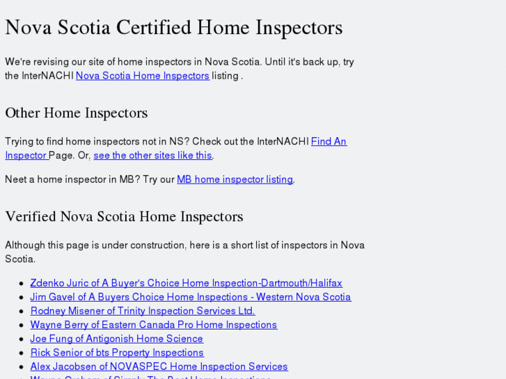 www.nshomeinspector.net