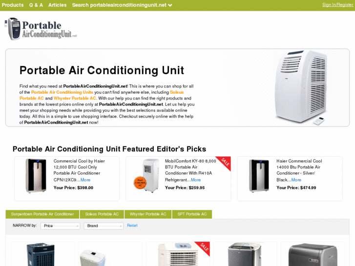 www.portableairconditioningunit.net