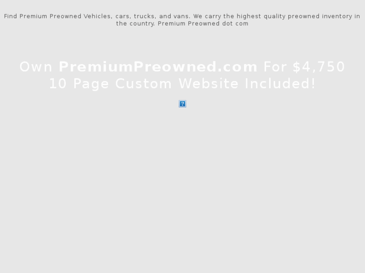 www.premiumpreowned.com