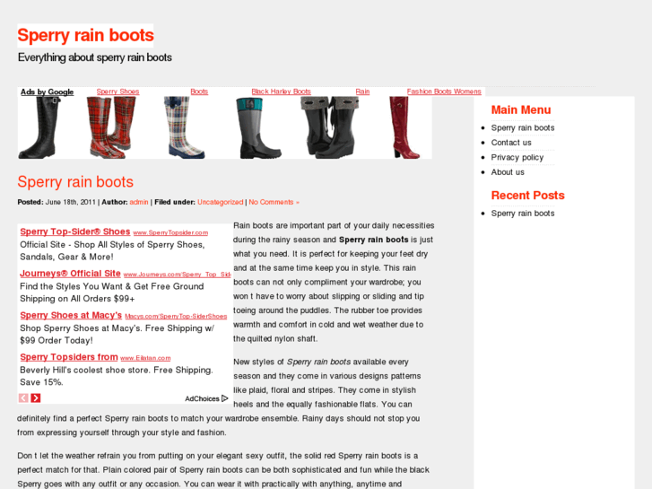 www.sperryrainboots.com