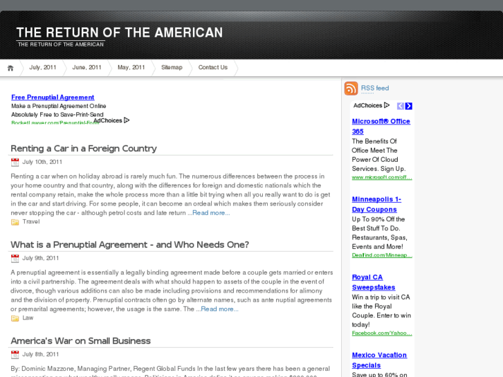 www.thereturnoftheamerican.com