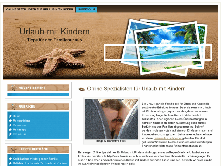 www.urlaubmitkindern.net