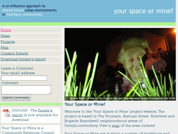 www.yourspaceormine.org.uk