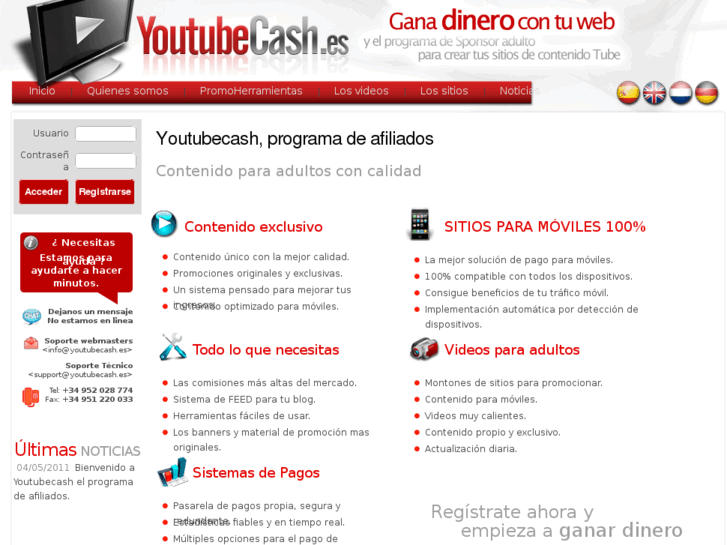 www.youtubecash.es