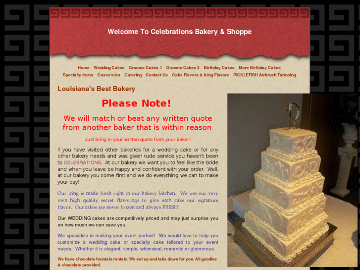 www.celebrationsbakeryandshoppe.com