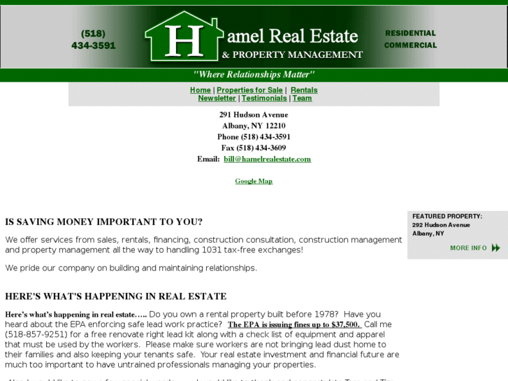 www.hamelrealestate.com