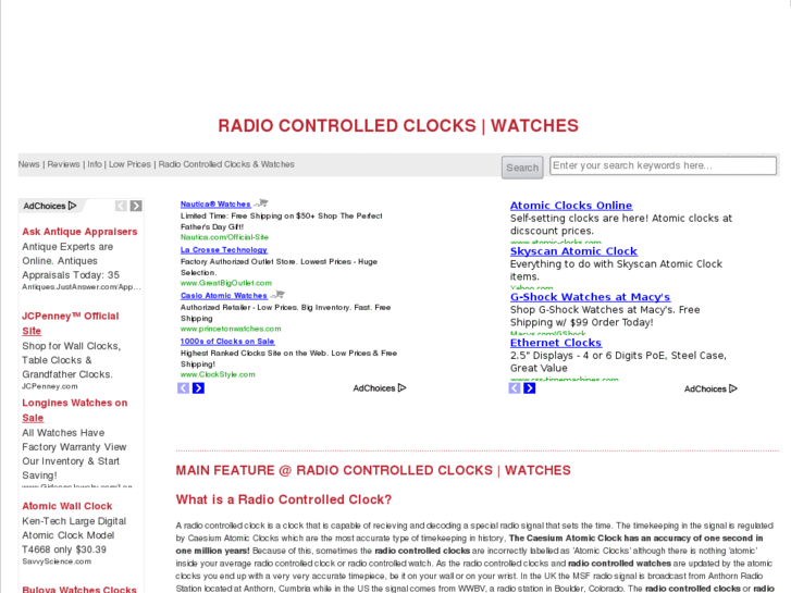 www.radiocontrolledclockandwatch.com