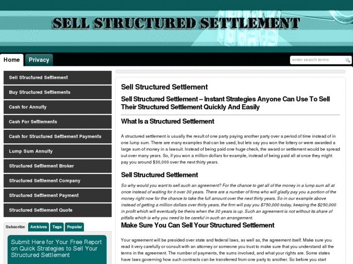 www.sell-structuredsettlement.com