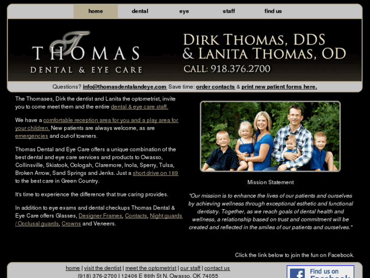 www.thomasdentalandeye.com