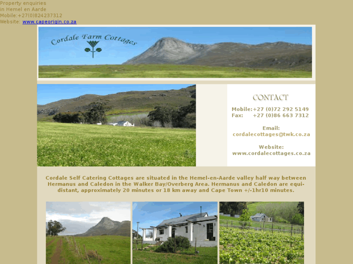 www.cordalecottages.co.za