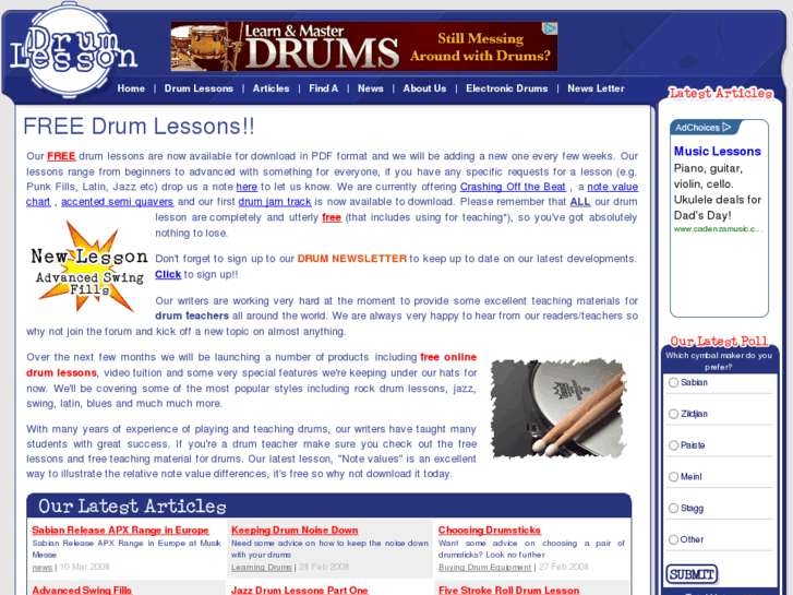 www.drumlesson.co.uk