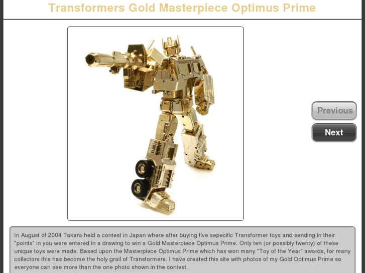 www.goldoptimusprime.com