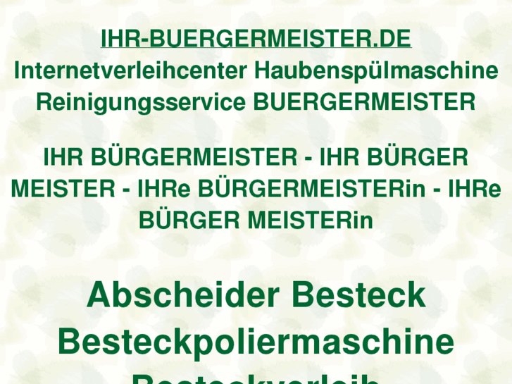 www.ihr-buergermeister.de