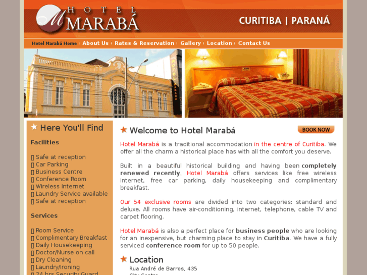 www.marabacuritibahotel.com