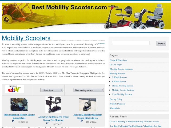 www.bestmobilityscooter.com