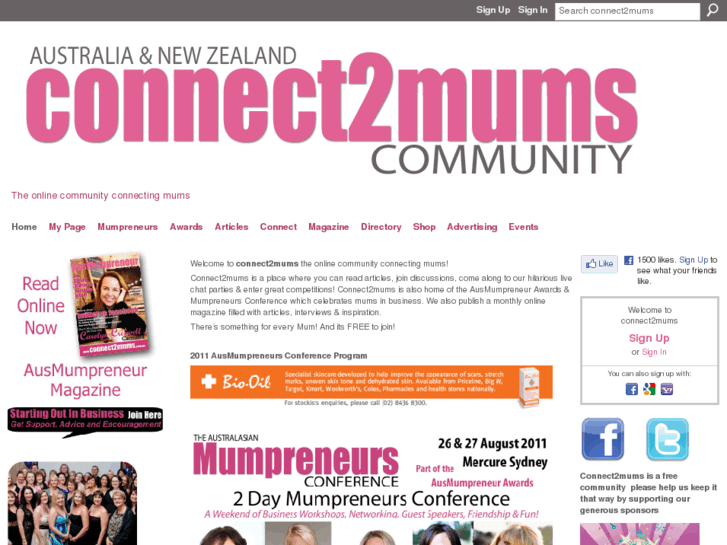 www.connect2mums.com.au