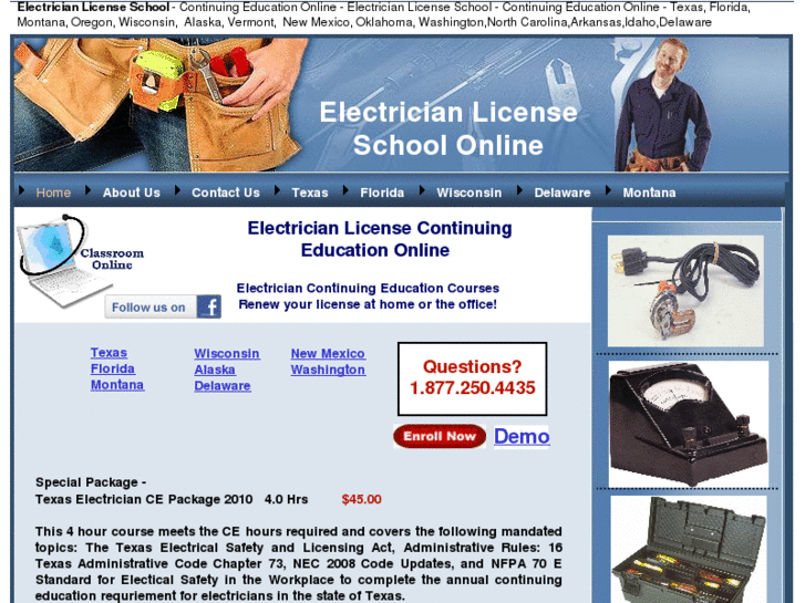 www.electricianlicenseschoolonline.com