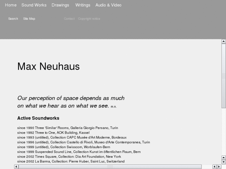 www.max-neuhaus.info