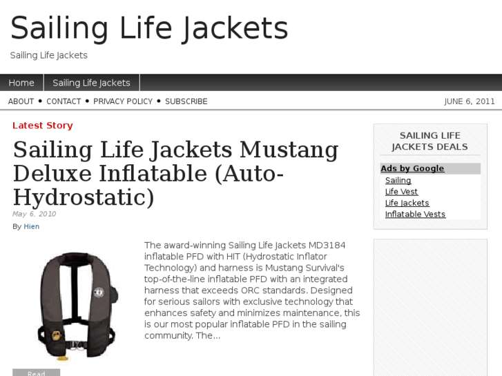 www.sailinglifejackets.com