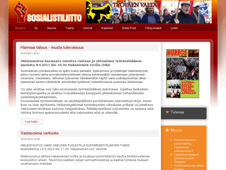 www.sosialistiliitto.org