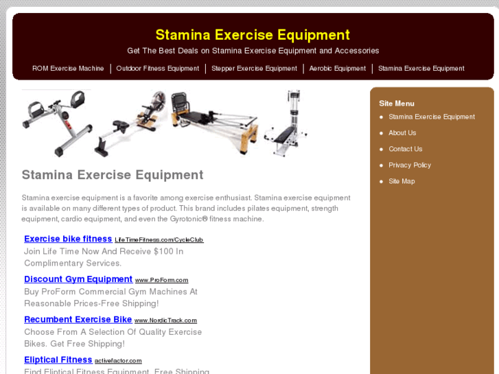 www.staminaexerciseequipment.com