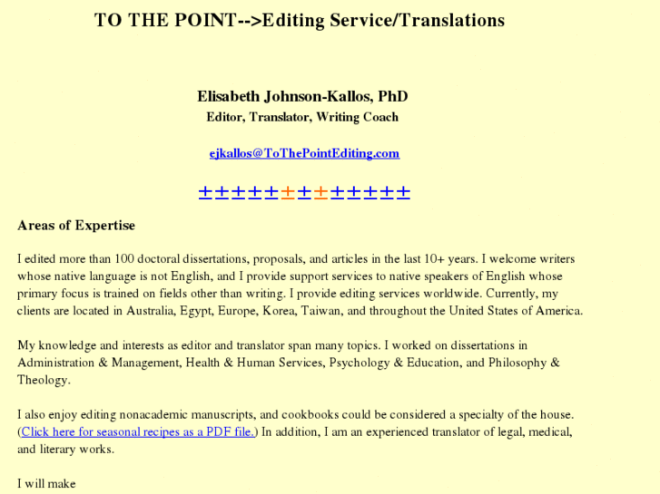 www.tothepointediting.com