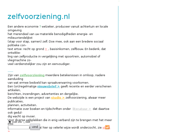 www.zelfvoorziening.nl