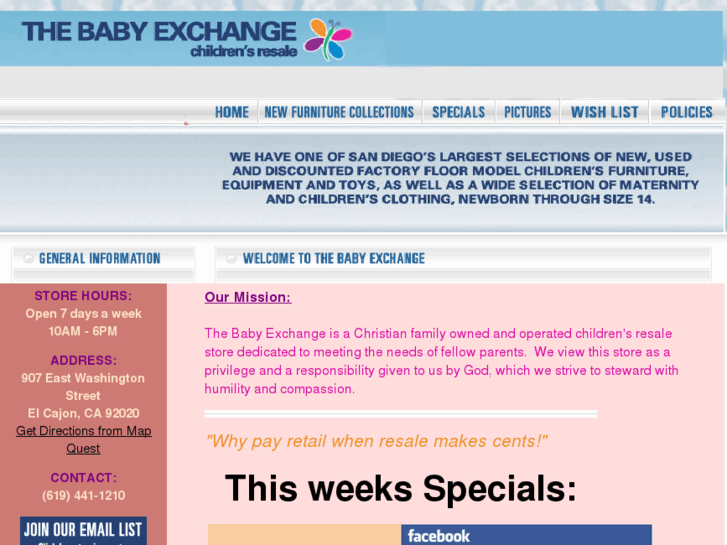 www.babyexchangechildrensresale.com