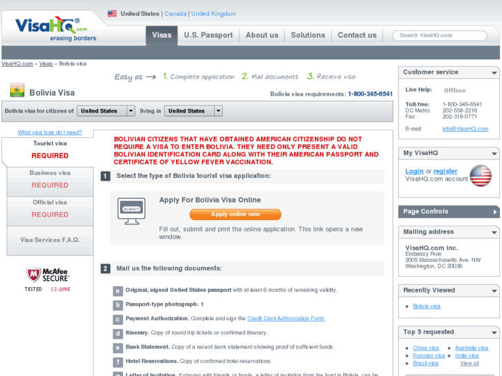 www.bolivia-visa.com