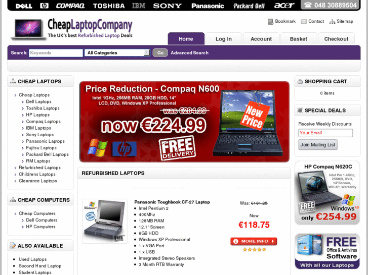 www.cheaplaptopcompany.com
