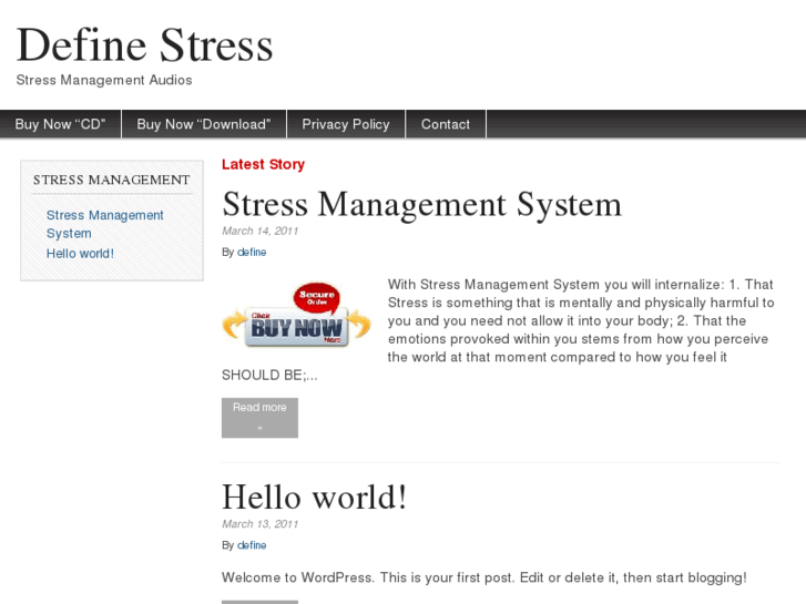 www.definestress.net