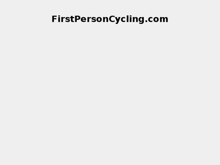 www.firstpersoncycling.com