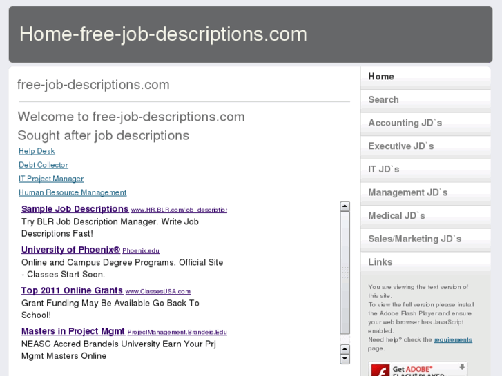 www.free-job-descriptions.com