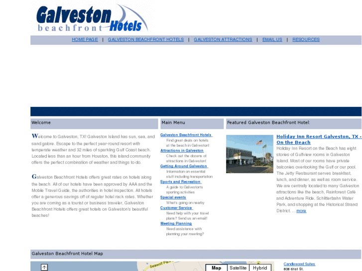 www.galvestonbeachfronthotels.com