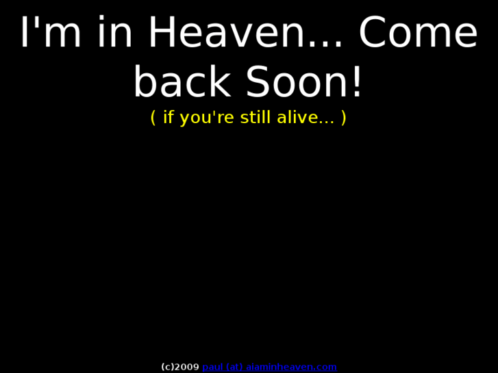 www.iaminheaven.com