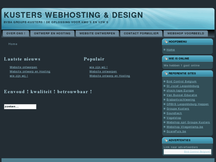 www.kusterswebhosting.be