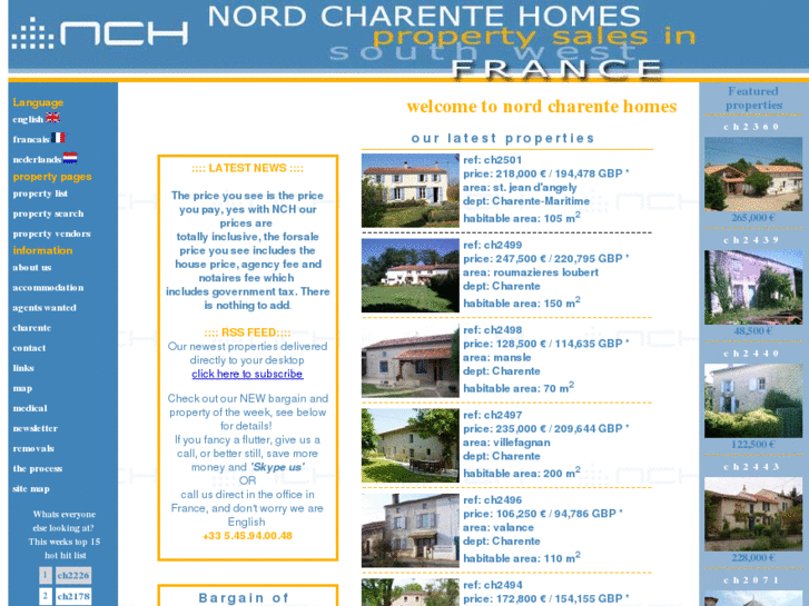 www.nord-charente-homes.com