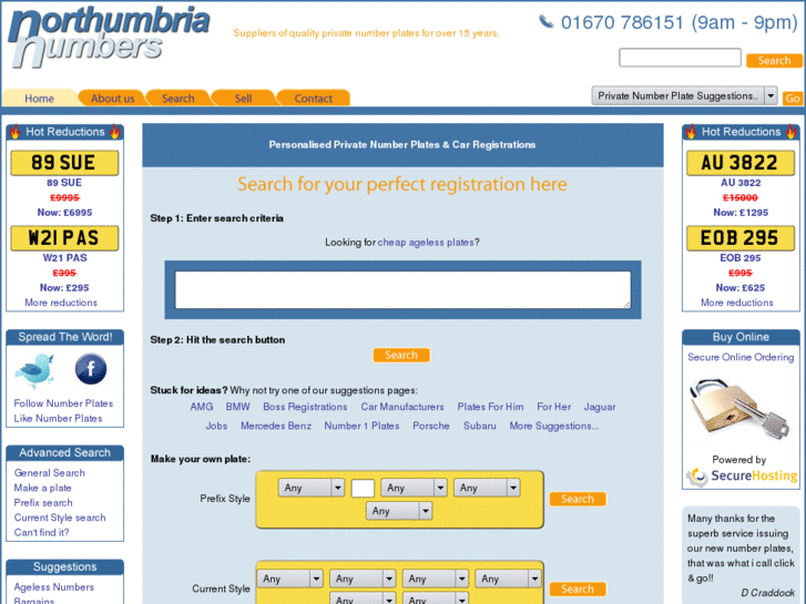 www.northumbrianumbers.com