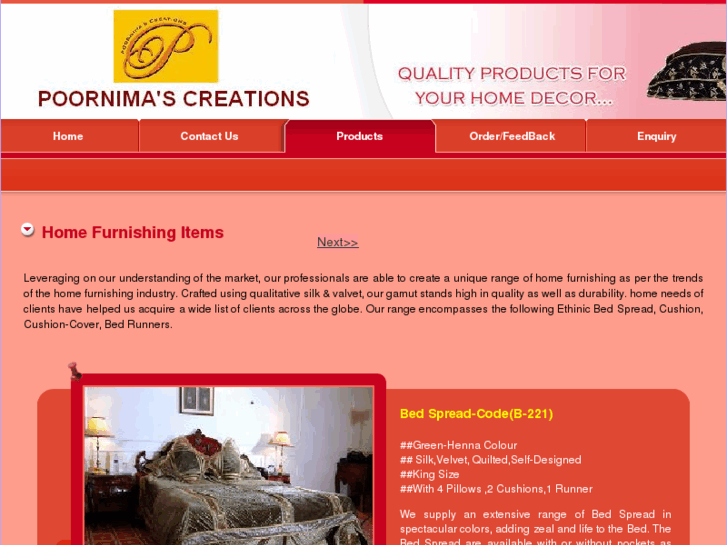 www.poornimascreations.com