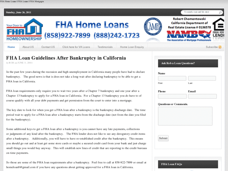 www.socalfhahomeloans.com