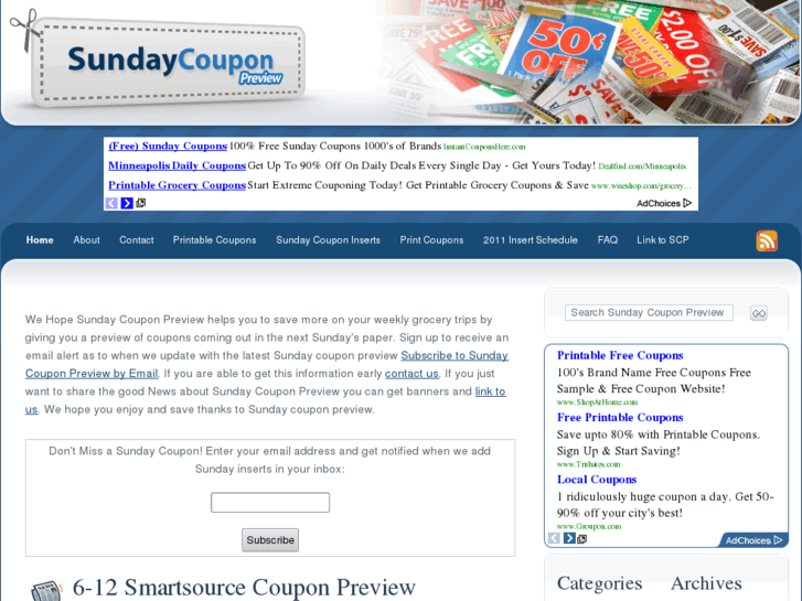 www.sundaycouponpreview.com