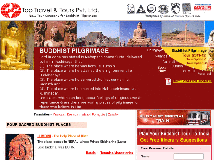 www.buddhist-pilgrimage.com