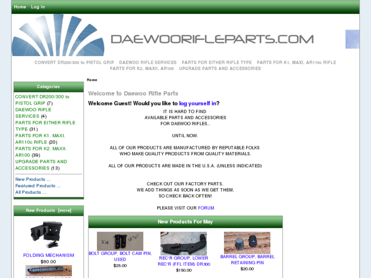 www.daewoorifleparts.com