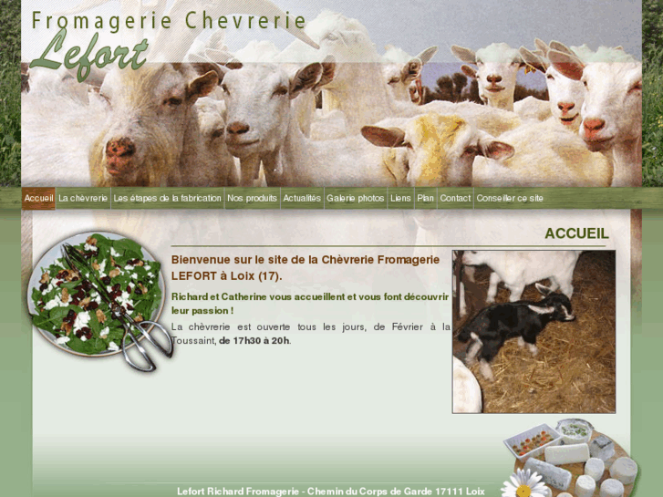 www.fromagerie-chevrerie-lefort.com