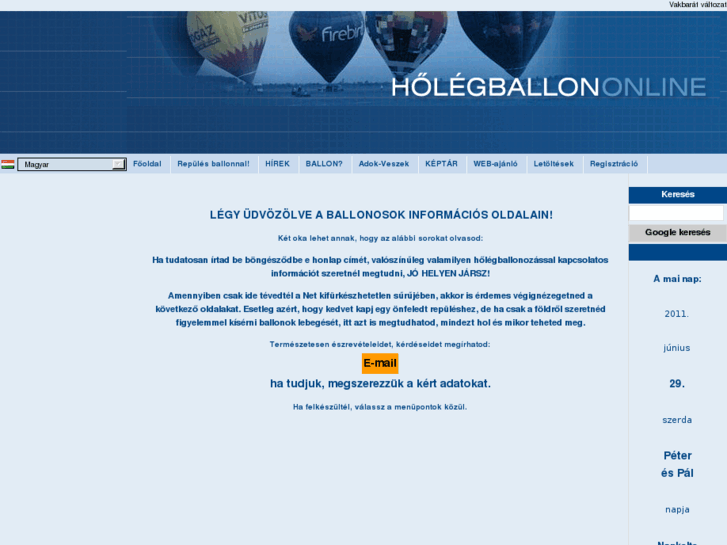 www.holegballon.hu